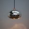 Chrome and Glass Hanging Lamp, 1960s, Image 8