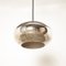 Chrome and Glass Hanging Lamp, 1960s, Image 2