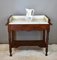 Antique French Oak and Marble Dressing Table 10