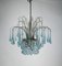 Lámpara de araña de vidrio de Paolo Venini, años 70, Imagen 2