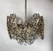 Brass and Polished Glass Chandelier from Palwa, 1970s 7