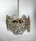 Brass and Polished Glass Chandelier from Palwa, 1970s, Image 2