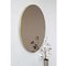 Großer runder bronzefarbener Orbis Spiegel mit Messingrahmen von Alguacil & Perkoff 4