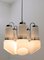 Mid-Century Italian Murano Glass & Steel Incamiciato Chandelier, 1960s 3