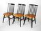 Mid-Century Plywood and Teak Veneer Dining Chairs, 1960s, Set of 3 3