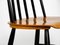 Mid-Century Plywood and Teak Veneer Dining Chairs, 1960s, Set of 3, Image 8