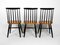 Mid-Century Plywood and Teak Veneer Dining Chairs, 1960s, Set of 3 4