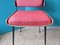 Red Dining Chairs by Alain Richard, 1960s, Set of 4 5