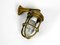 Vintage Brass and Glass Ship Wall Lamp, 1950s 6