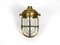 Vintage Brass and Glass Ship Wall Lamp, 1950s, Image 5