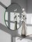 Mittelgroßer runder Orbis Spiegel mit getöntem Glas & grünem Rahmen von Alguacil & Perkoff 4