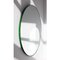 Extra großer runder Orbis Spiegel mit grünem Rahmen von Alguacil & Perkoff 4
