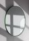 Extra großer runder Orbis Spiegel mit grünem Rahmen von Alguacil & Perkoff 1