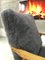 Vintage Grey Sheepskin Armchair, Image 10