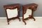 Antique Walnut Wall Console Tables, Set of 2 5