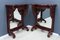 Antique Walnut Wall Console Tables, Set of 2 14