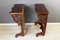 Antique Walnut Wall Console Tables, Set of 2, Image 11