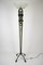 Lámpara de pie francesa Art Déco de hierro forjado, años 30, Imagen 1