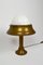 Art Deco Brass and Molded Glass Table Lamp, 1930s 2