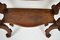 Antique Marble and Walnut Console Table, Image 4