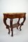Antique Marble and Walnut Console Table 2