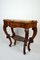 Antique Marble and Walnut Console Table 1