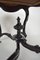 Antique Ebonised Wood Game Table and Chairs, Set of 3 19