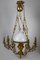 Antique Bronze and Brass Chandelier, 1890s, Image 2