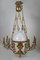 Antique Bronze and Brass Chandelier, 1890s 1