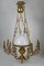 Antique Bronze and Brass Chandelier, 1890s, Image 1