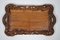 Antikes Tablett aus geschnitztem Holz, 1900er 1