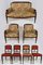 Antique Carved Mahogany Salon Living Room Set, 1900s, Set of 7, Image 1