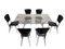 Dining Table and Chairs by Fasem Italy, 1990s 1