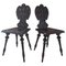 Antique Carved Wooden Side Chairs, Set of 2 1