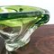 Mid-Century Belgian Green Glass Vase from Val Saint Lambert, 1960s 10