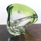 Mid-Century Belgian Green Glass Vase from Val Saint Lambert, 1960s 6