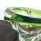 Mid-Century Belgian Green Glass Vase from Val Saint Lambert, 1960s 11