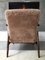 Vintage Brown Sheepskin Armchair 5