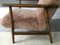 Fauteuil Vintage en Peau de Mouton Marron 12