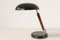 Lámpara de mesa suiza ajustable negra de Belmag, años 30, Imagen 1