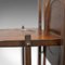Mesa de bandejas plegable inglesa antigua de nogal, Imagen 3