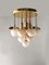 Frosted Glass Ceiling Lamp from Mazzega, 1970s, Image 1