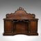 Antique Victorian English Mahogany Sideboard 1