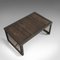 Vintage English Foundry Steel and Oak Coffee Table, Image 6