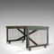 Vintage English Foundry Steel and Oak Coffee Table, Image 4