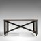 Vintage English Steel and Oak Coffee Table, Image 4