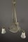 Frosted Glass and Bronze Chandelier from Maynadier Pierre, 1930s 18