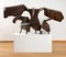 Escultura de tres cisnes grande de hierro de Joan Augusta Munro Moore, 1970, Imagen 1