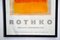 Affiche Rothko Retrospective Museum, 1978 4