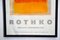 Retrospektives Rothko Museumsposter, 1978 4
